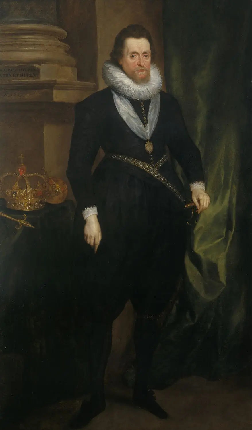 ジャック1世と6世（1566-1625） - アントワーヌ・ヴァン・ダイク

Source:
Jacques Ier et VI (1566-1625) - Antoine van Dyck