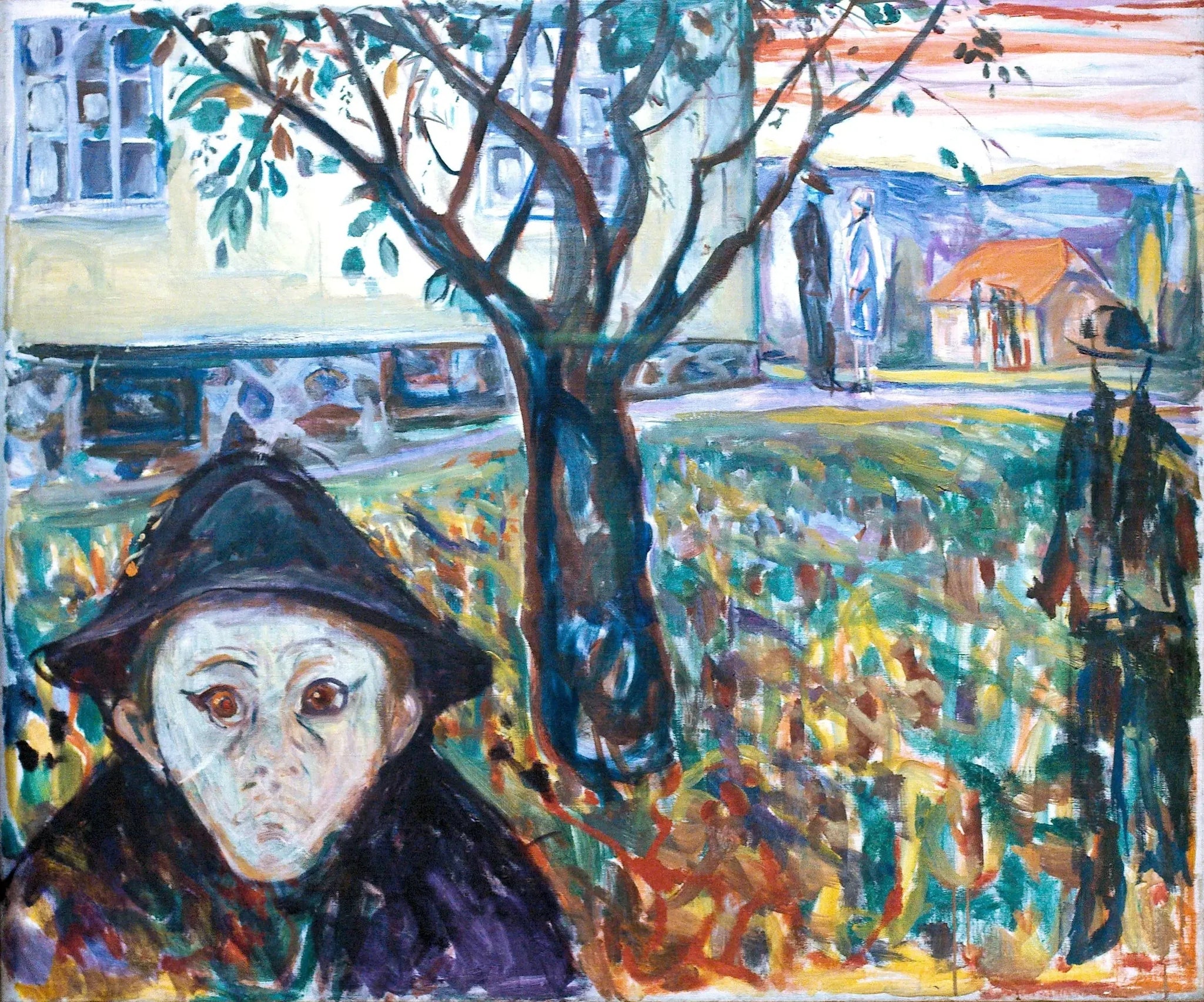 Jalousie au jardin - Edvard Munch image 1 copie de tableau peinte à la main