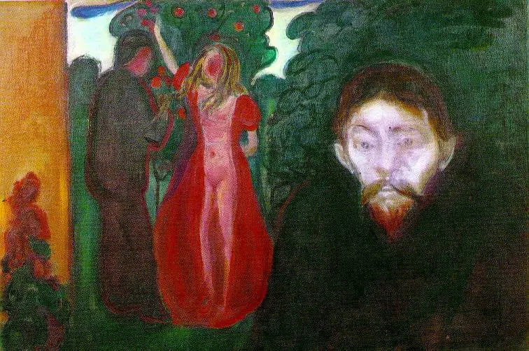 Jalousie - Edvard Munch image 1 reproduction d’œuvre d’art à l’huile