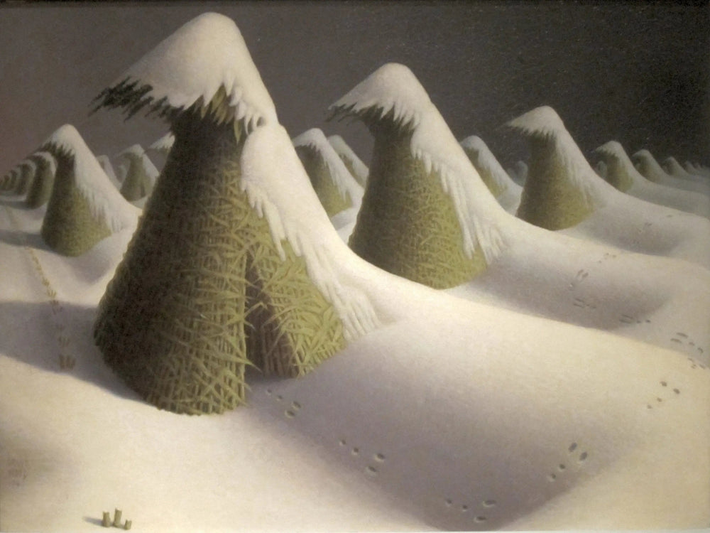 Janvier - Grant Wood image 1 reproduction de peinture à l’huile