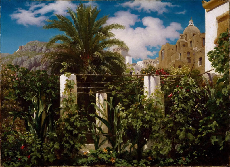 カプリの宿屋の庭園 - フレデリック・レイトン

Source:
Jardin dans une auberge, Capri - Frederic Leighton