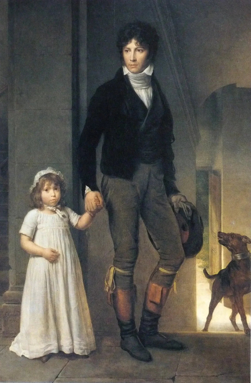 ジャン＝バティスト・イザベイと娘、子供 - フランソワ・ジェラール

Source:
Jean-Baptiste Isabey et sa fille, enfant - François Gérard