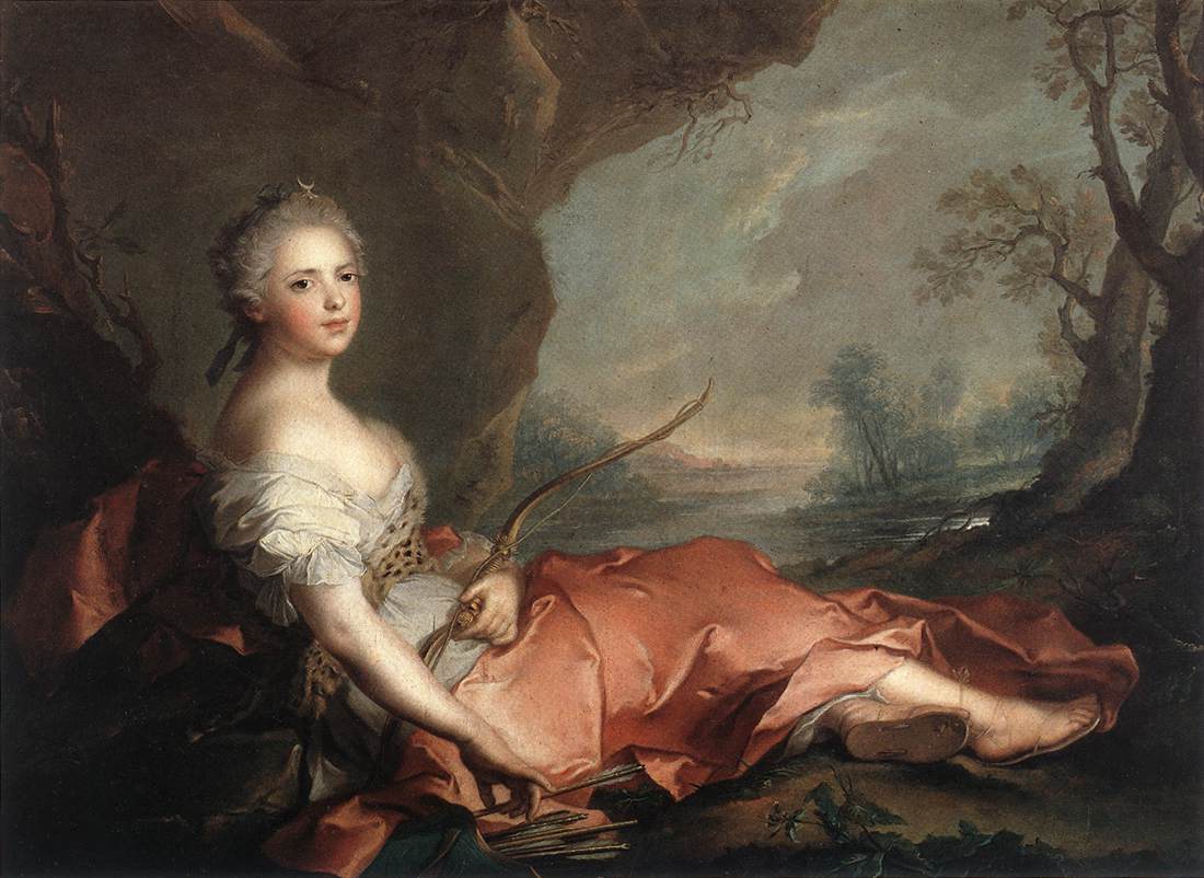 Madame Adélaïde en Diane - Jean-Marc Nattier