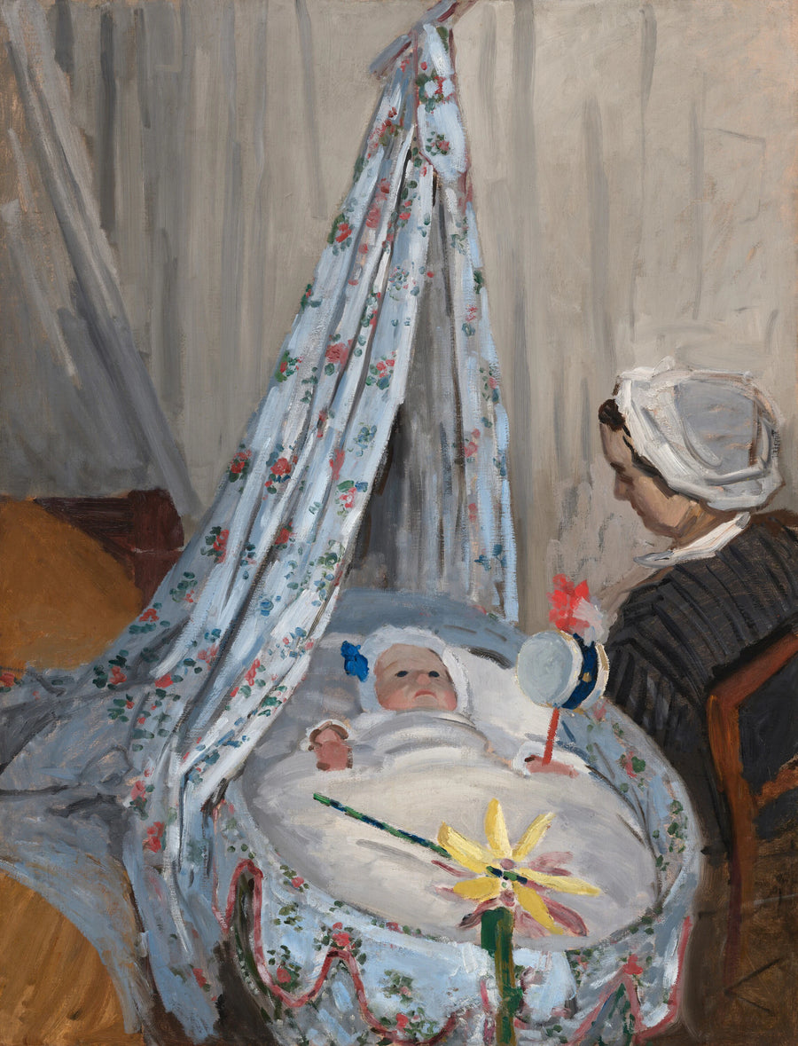Jean Monet dans son berceau - Claude Monet
