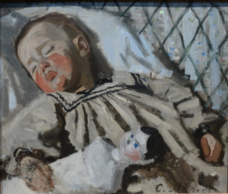 ジャン モネ眠る W108 - Claude Monet
