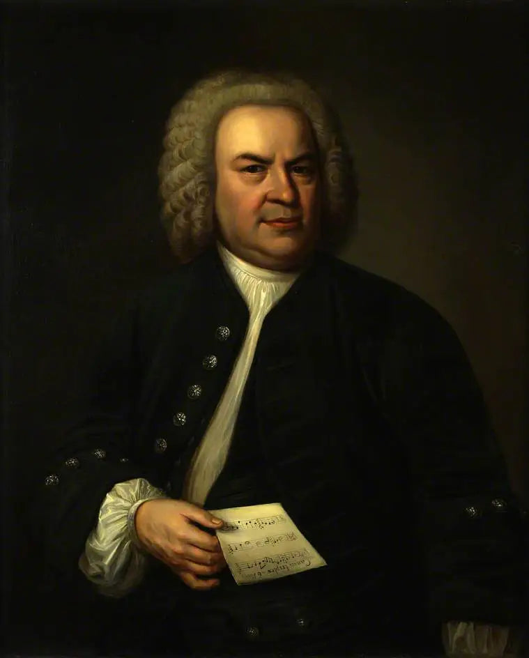 Jean-Sébastien Bach (1685–1750) - Elias Gottlob Haussmann image 1 reproduction de peinture à l’huile