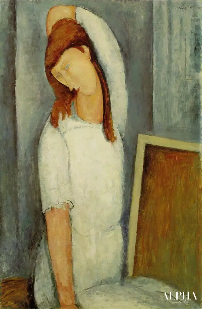 Jeanne Hébuterne - Amedeo Modigliani - Reproductions de tableaux et peintures haut de gamme