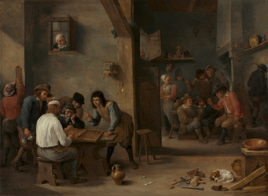 Jeu de Backgammon - David Teniers