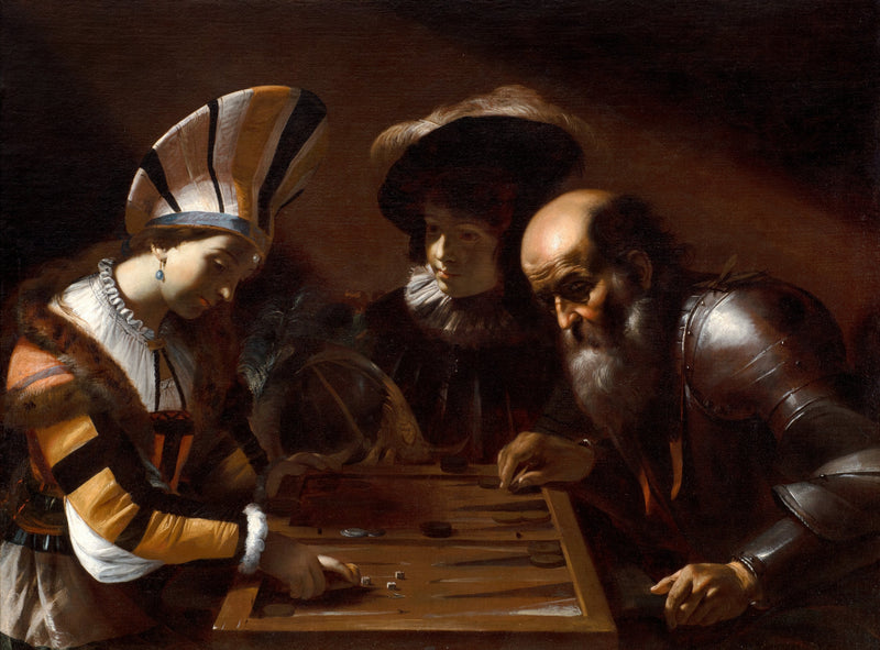 バックギャモンセット - マッティア・プレティ