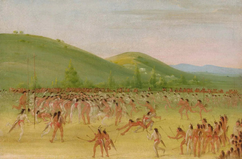 チョクトー族のボール遊び – ボールダウン - ジョージ・キャトリン

Source:
Jeu de balle des Choctaws – Ball Down - George Catlin