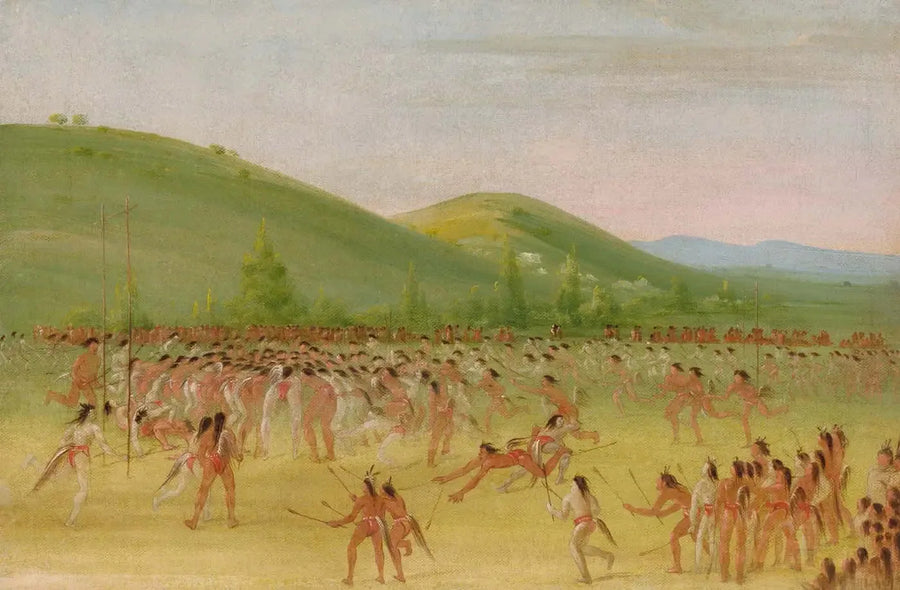 チョクトー族のボール遊び – ボールダウン - ジョージ・キャトリン

Source:
Jeu de balle des Choctaws – Ball Down - George Catlin