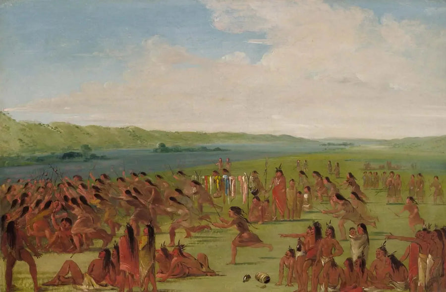 女性のボールゲーム、プレリー・デュ・シェン - ジョージ・キャトリン

Source:
Jeu de balle des femmes, Prairie du Chien - George Catlin
