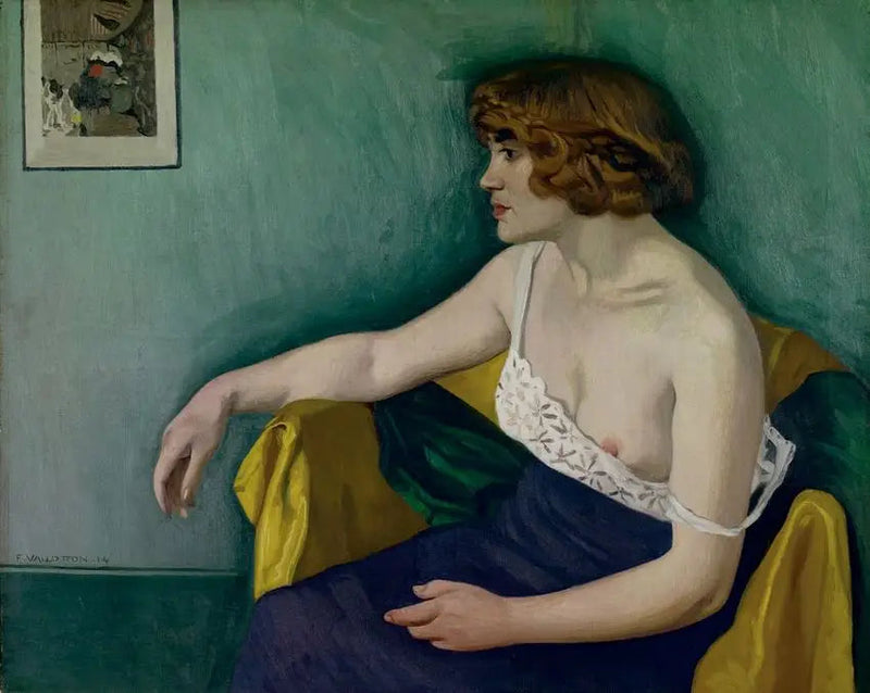 横向きに座る若い女性 - フェリックス・ヴァロトン

Source:
Jeune femme assise de profil - Félix Vallotton