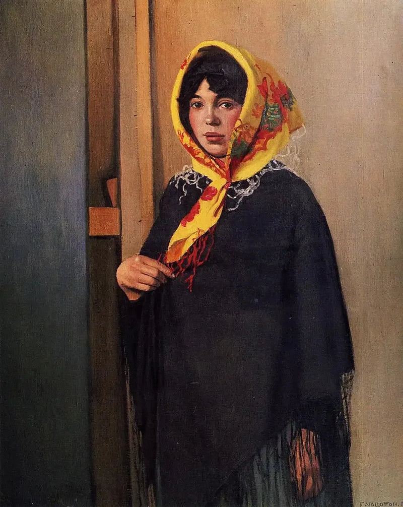 黄色いスカーフをした若い女性 - フェリックス・ヴァロトン

Source:
Jeune femme au foulard jaune - Félix Vallotton