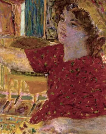 若い女性の画家 - ピエール・ボナール