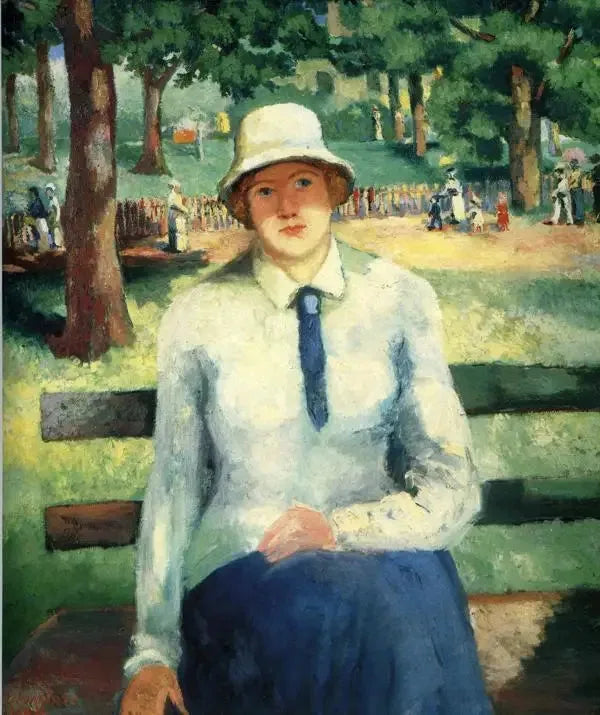 失業中の若い女性（赤毛の女性） - カジミール・マレーヴィチ

Source:
Jeune fille au chômage (fille rousse) - Kazimir Malevich