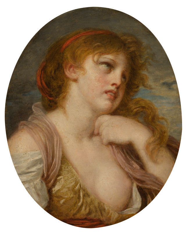 Jeune fille - Jean-Baptiste Greuze image 1 copie peinte à la main à l’huile
