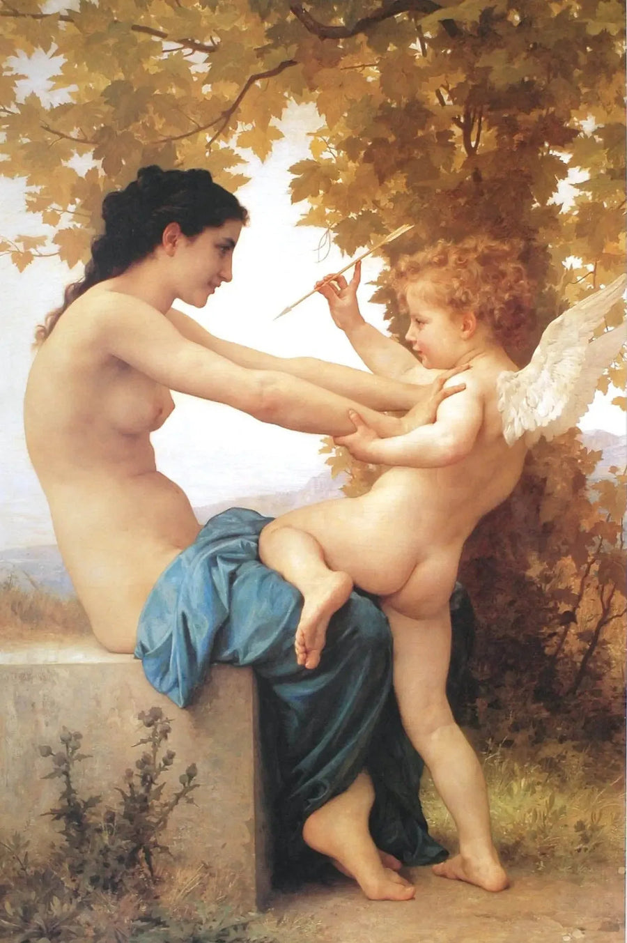 愛に立ち向かう少女 - ブーグロー