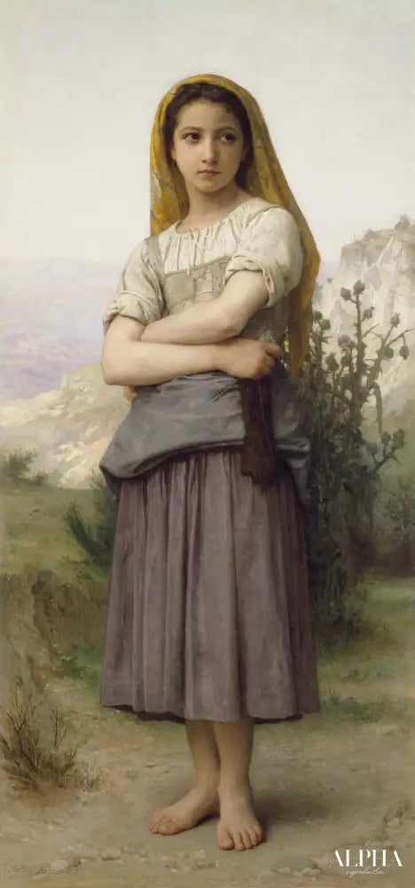 Jeune fille - William-Adolphe Bouguereau Reproductions de tableaux à la peinture à l’huile