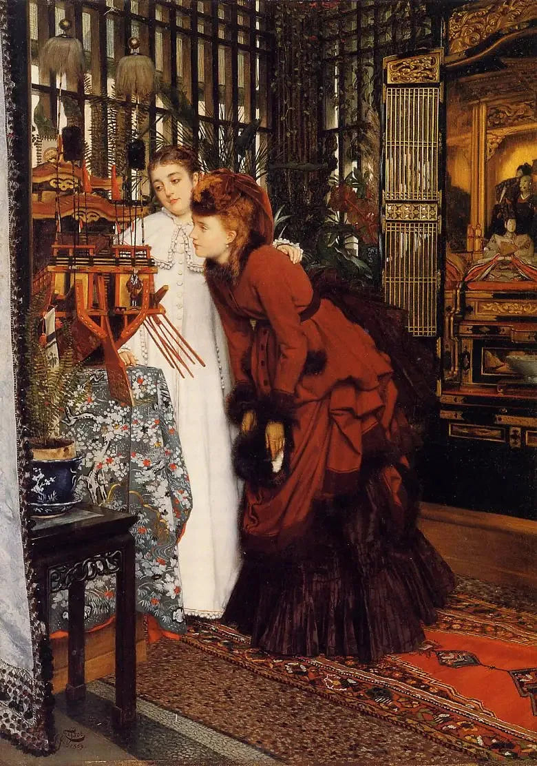 日本の品物を見る若い女性たち - ジェームズ・ティソ

Source:
Jeunes femmes regardant des articles japonais - James Tissot