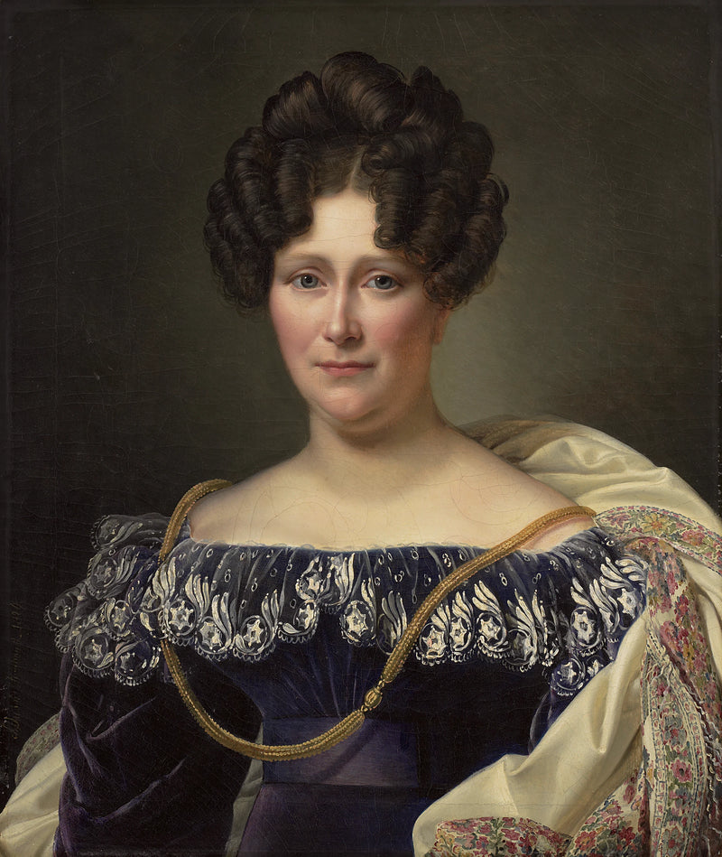 Johanna Henriette Engelen (1789-1878). Deuxième épouse de Daniel Francis Schas - Alexandre Jean Dubois-Drahonet