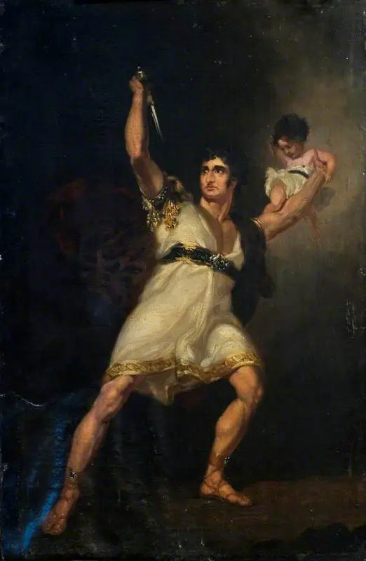 ジョン・フィリップ・ケンブル（1757–1823）、『ピサロ』のロッラ役
リチャード・ブリンズリー・シェリダンによる改作
『Die Spanier in Peru』オーガスト・フリードリヒ・フェルディナンド・フォン・コッツェブーの作品
トーマス・ローレンス