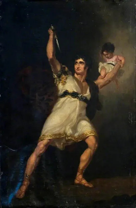 ジョン・フィリップ・ケンブル（1757–1823）、『ピサロ』のロッラ役
リチャード・ブリンズリー・シェリダンによる改作
『Die Spanier in Peru』オーガスト・フリードリヒ・フェルディナンド・フォン・コッツェブーの作品
トーマス・ローレンス