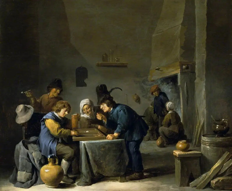 トリクトラックのプレイヤー - ダビッド・テニエール・ル・ジュヌ

Source:
Joueurs de Trictrac - David Teniers le Jeune