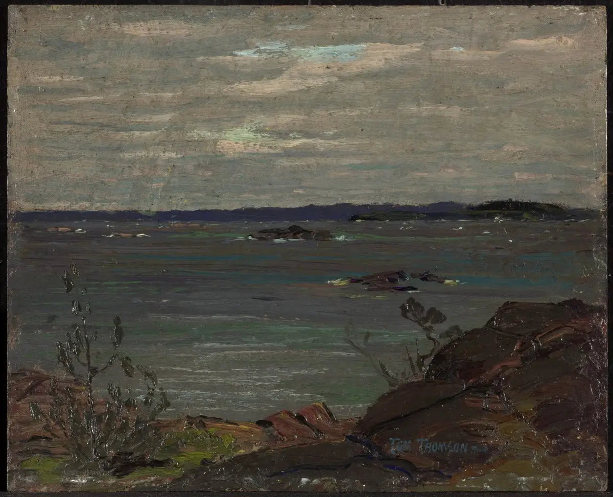 Jour gris, Tombeau du géant - Tom Thomson image 1 reproduction artisanale de tableau