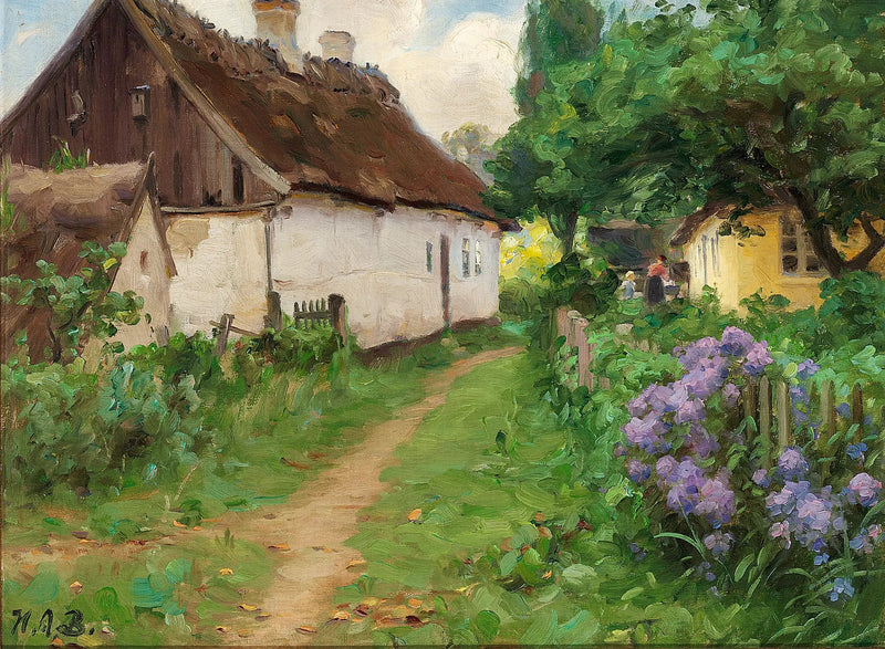 夏の日の農場近くの一日 - H. A. Brendekilde

Source:
Journée d'été près d'une ferme. - H. A. Brendekilde