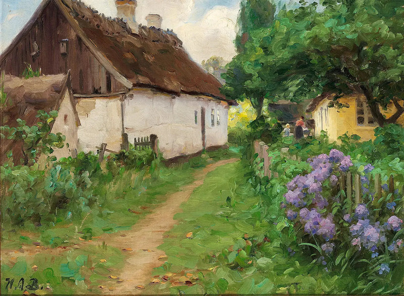 夏の日の農場近くの一日 - H. A. Brendekilde

Source:
Journée d'été près d'une ferme. - H. A. Brendekilde