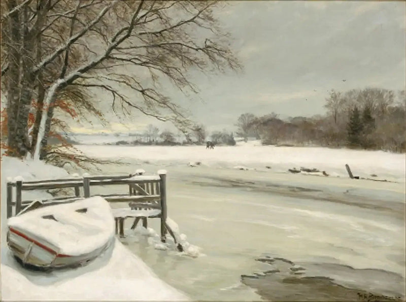冬の日の小川のほとり、背景に狩人たち - H. A. Brendekilde

Source:
Journée d'hiver au bord d'un ruisseau, avec des chasseurs en arrière-plan. - H. A. Brendekilde