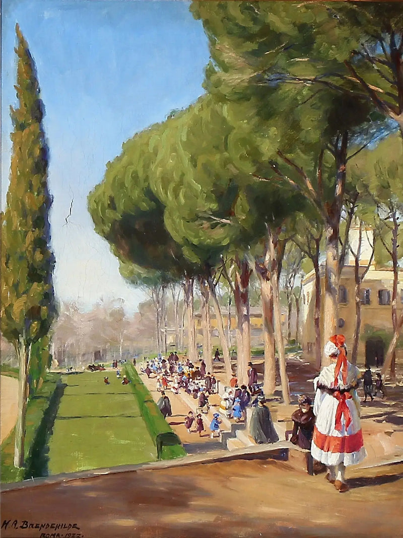 ローマのボルゲーゼ館での夏の日 - H. A. Brendekilde

Source:
Journée d'été à la Villa Borghese à Rome - H. A. Brendekilde