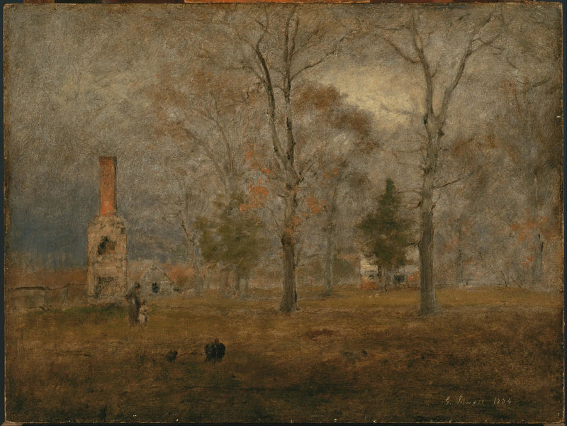 グレーな一日、グーチランド - ジョージ・イネス

Source:
Journée grise, Goochland - George Inness