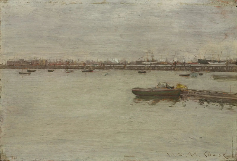 グレーの一日、湾の上 - ウィリアム・メリット・チェイス

Source:
Journée grise sur la baie - William Merritt Chase