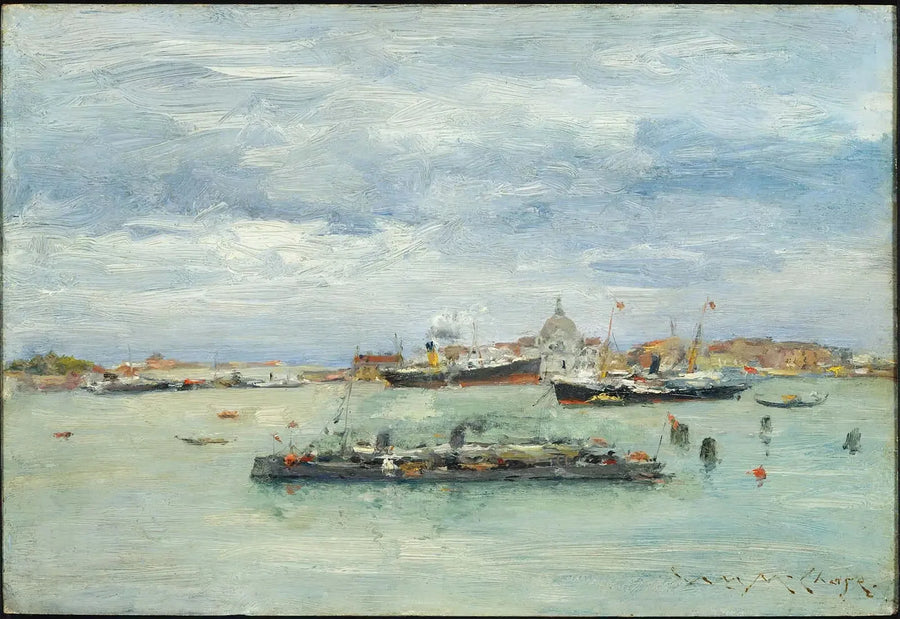 灰色の一日、ラグーンの上 - ウィリアム・メリット・チェイス

Source:
Journée grise sur le lagon - William Merritt Chase