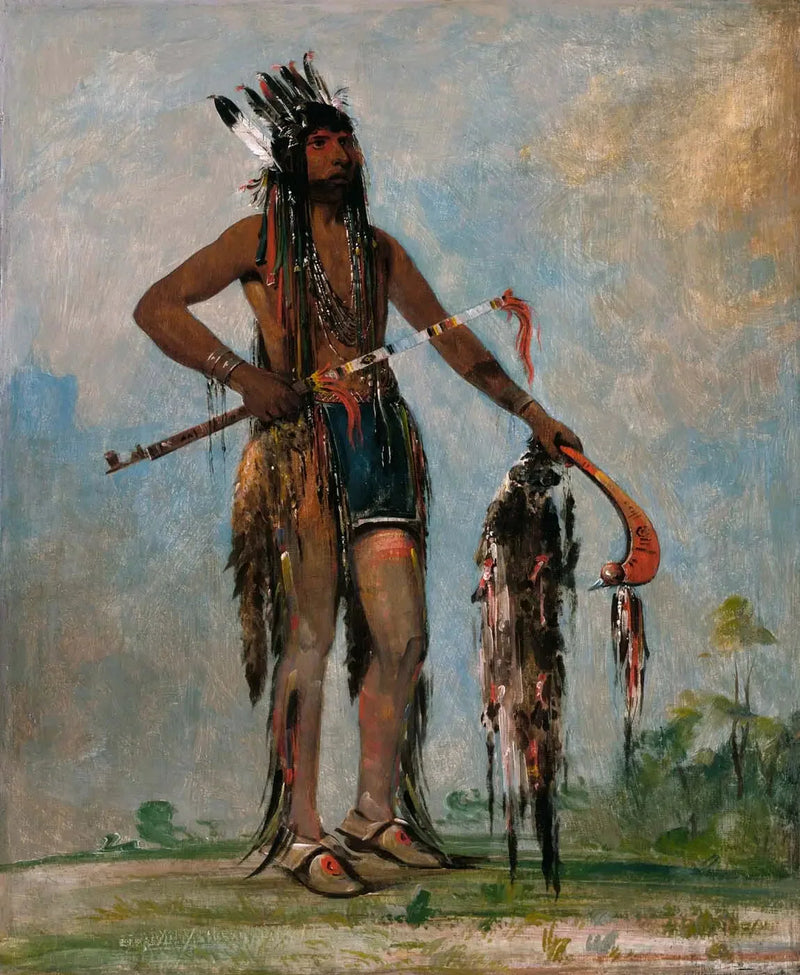 アルファレプリントの油彩絵画のレプリカ

Source:
Ka-bés-hunk, Celui qui voyage partout, un guerrier - George Catlin