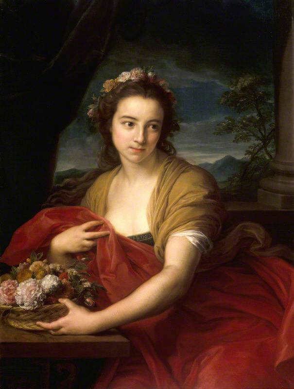 キャサリン・ダーンフォード、後のユトリック・フェザーストンホー、フローラ役 - Pompeo Batoni