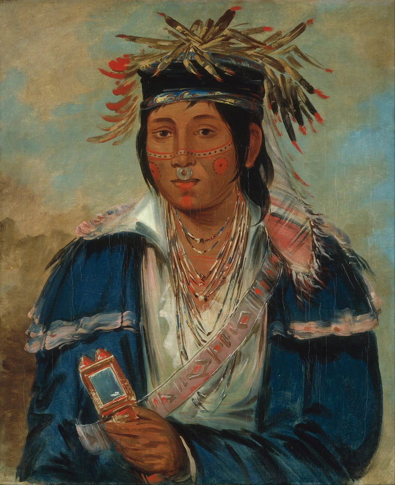 アルファ・レプロダクションの油彩絵画のレプリカ

Source:
Kee-mo-rá-nia, pas d'anglais, un dandy - George Catlin