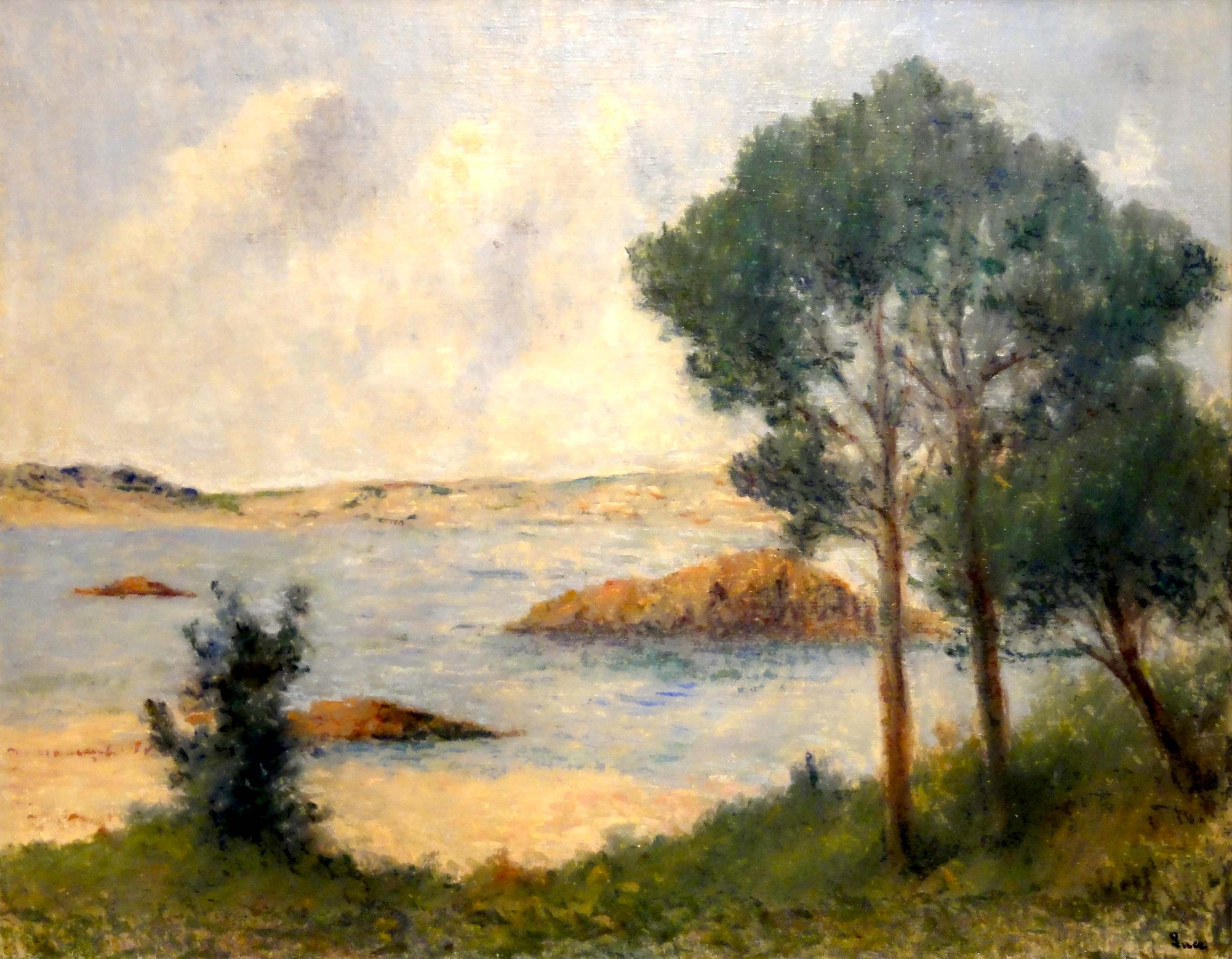 Kermouster - Maximilien Luce image 1 tableau peint à l’huile sur toile