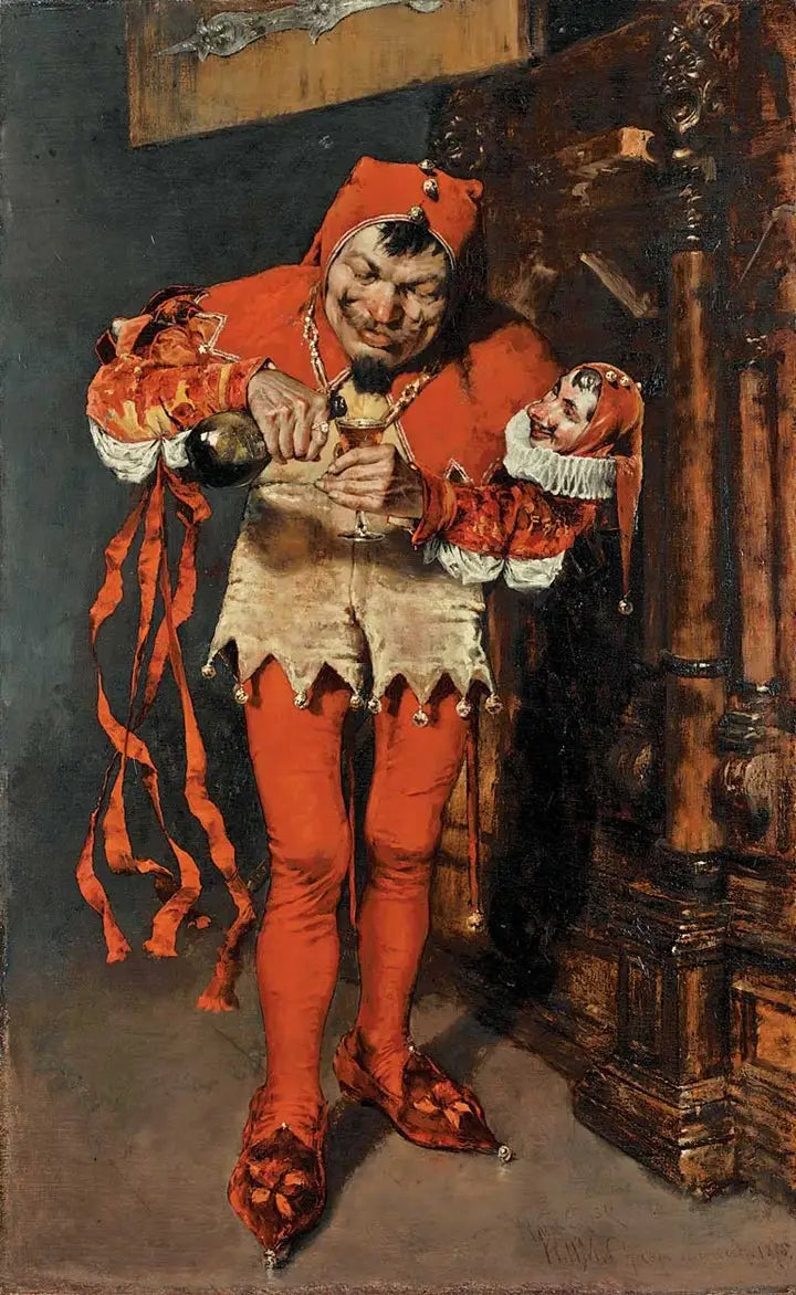 「キーイング・アップ」 - 宮廷の道化師 - ウィリアム・メリット・チェイス

Source:
« Keying Up » - Le bouffon de la cour - William Merritt Chase