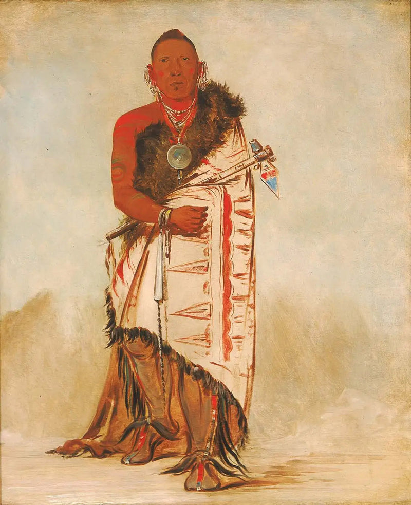 勇敢なシェフ、部族のリーダー - ジョージ・キャトリン

Source:
Ki-hó-go-waw-shú-shee, chef courageux, chef de la tribu - George Catlin