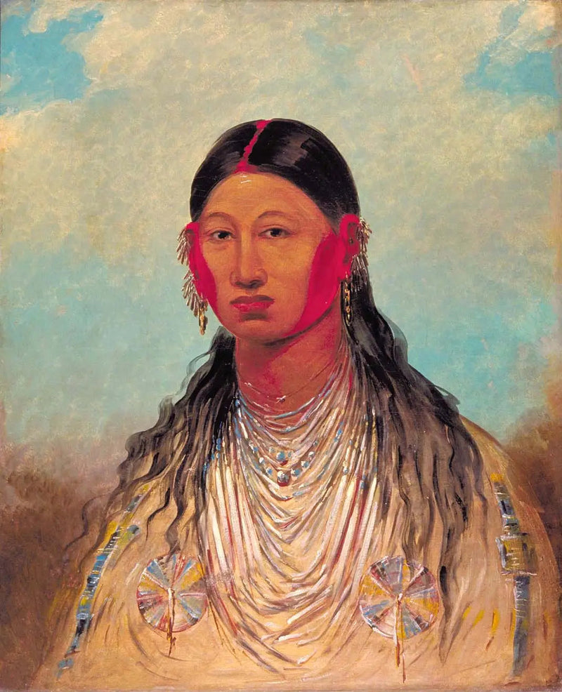 クーンザヤメ、戦争鷲（メス） - ジョージ・キャトリン

Source:
Koon-za-ya-me, Aigle de guerre femelle - George Catlin