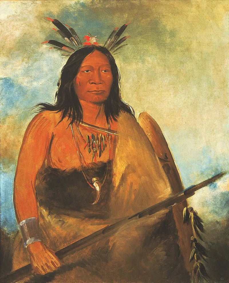 ジョージ・キャトリンによる牛の首の毛皮の肖像画

Source:
Kots-o-kó-ro-kó, Poil du cou du taureau, un chef - George Catlin