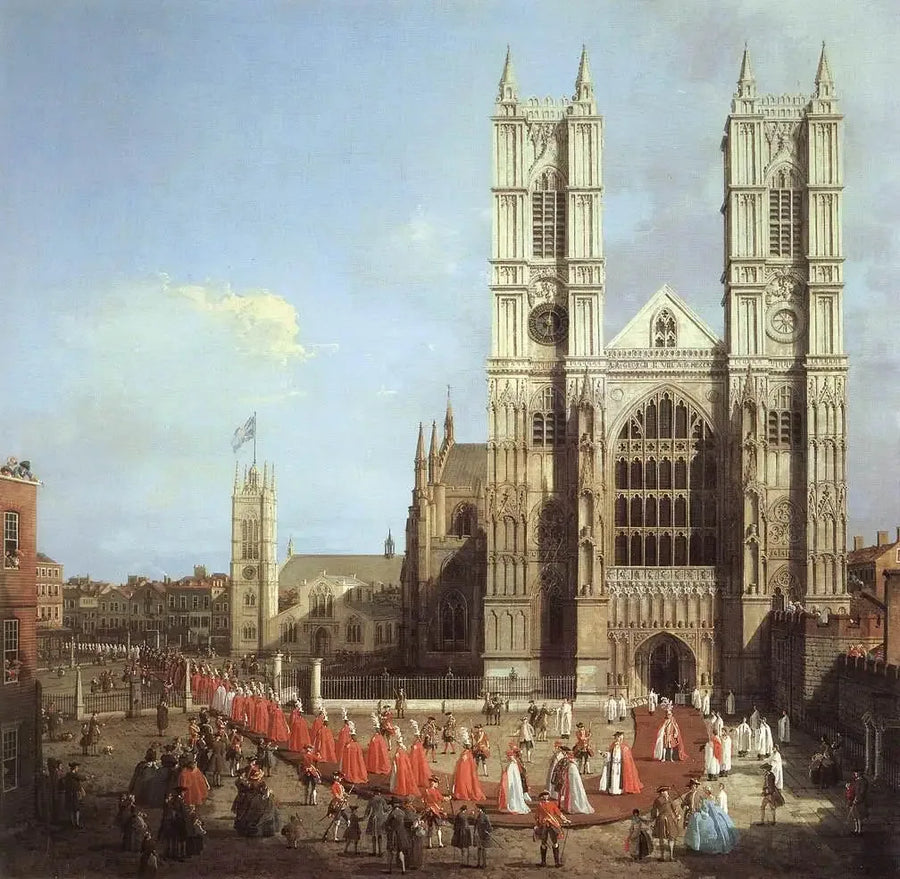 ウェストミンスター寺院とバイン騎士団の行列 - カナレット

Source:
L'Abbaye de Westminster avec la procession de l'ordre du Bain - Canaletto