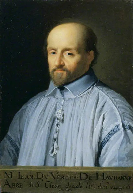 L'abbé de Saint-Cyran - Philippe de Champaigne image 1 reproduction de peinture à l’huile