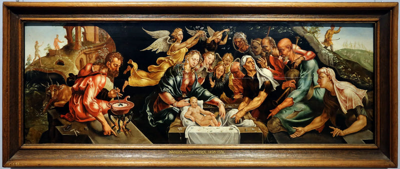 L'adoration des bergers avec Salomé - Maarten van Heemskerck