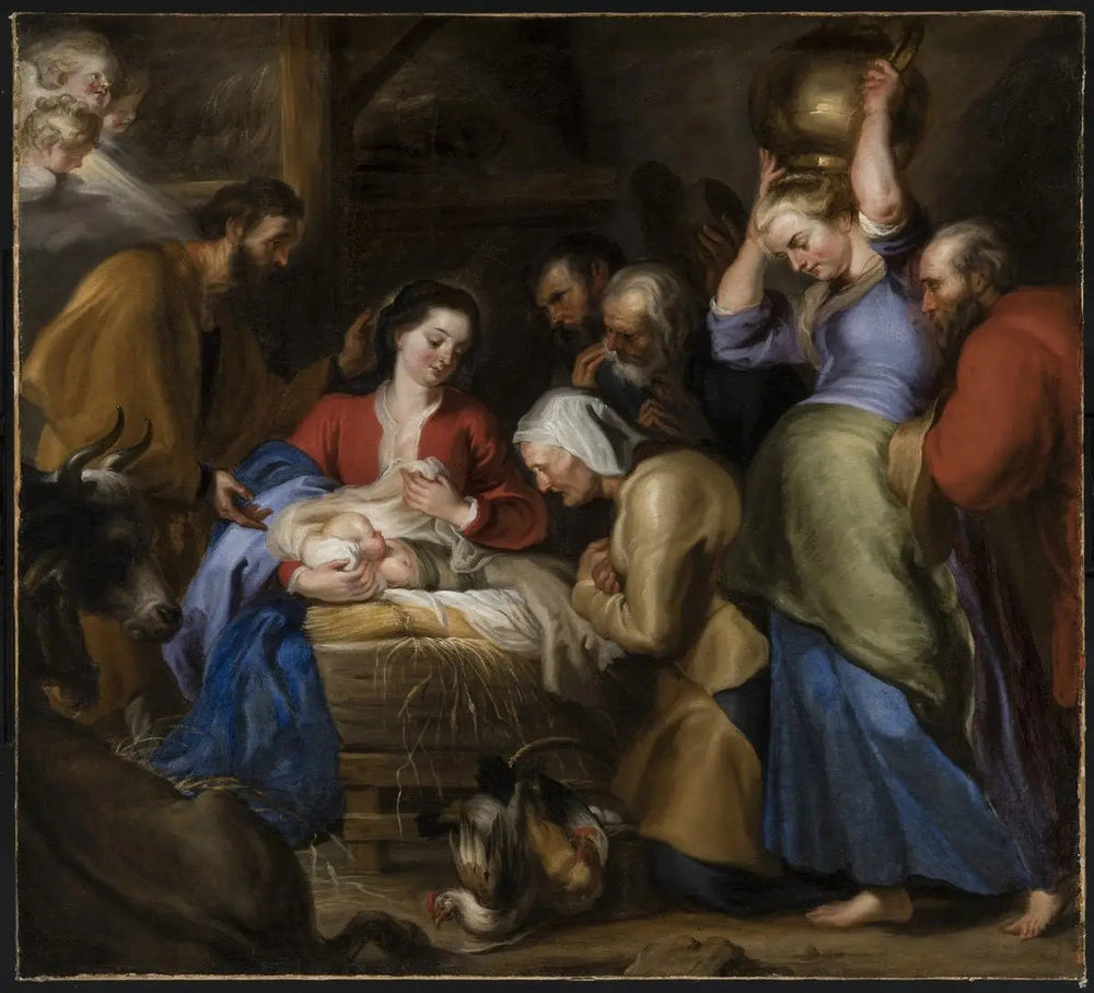 L'Adoration des bergers - Peter Paul Rubens image 1 reproduction réalisée par Alpha Reproduction