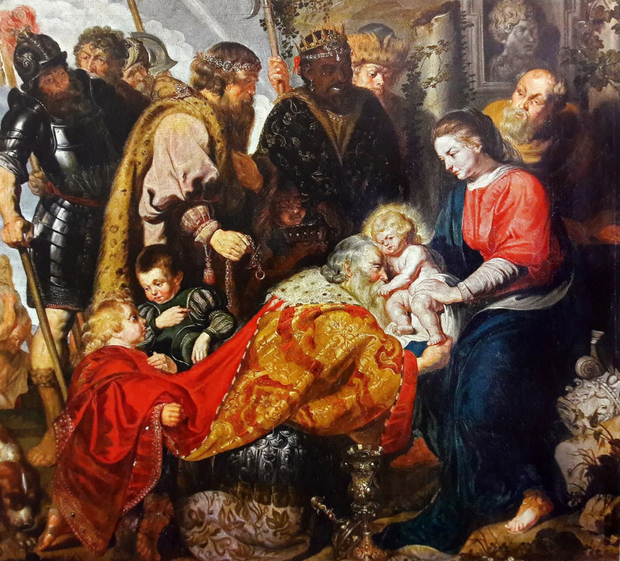 L'Adoration des Rois Mages. - Jacob Jordaens