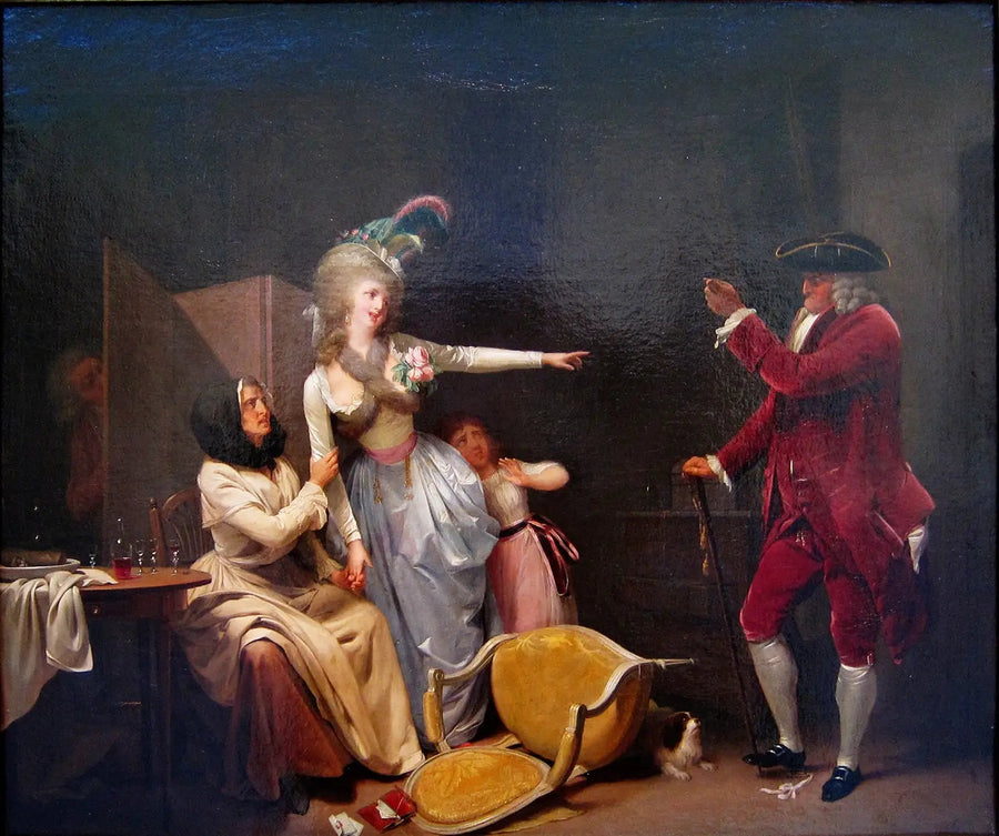 嫉妬深い恋人 - ルイ＝レオポルド・ボイリー

Source:
L'Amant jaloux - Louis-Léopold Boilly